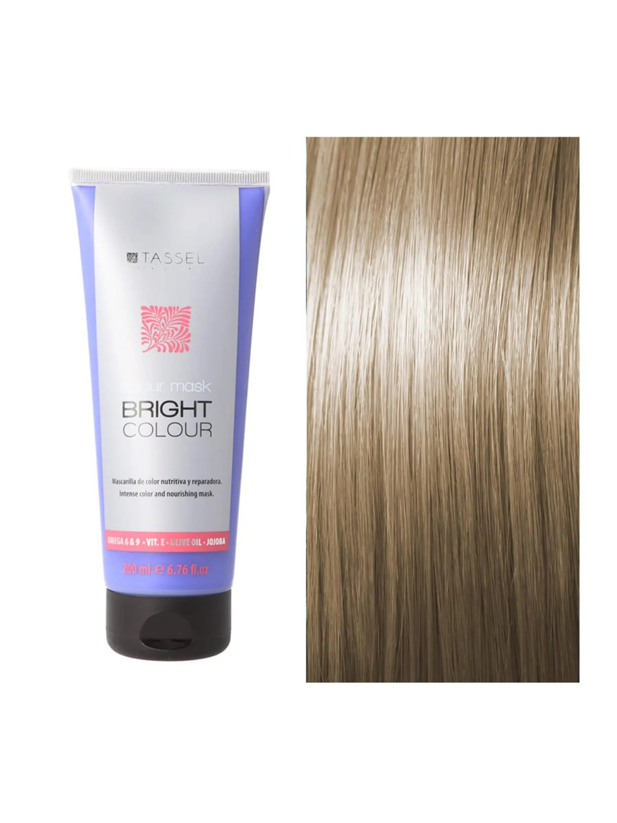Eurostil Bright Colour Masque Capillaire Couleur Blond Perle 1 unité