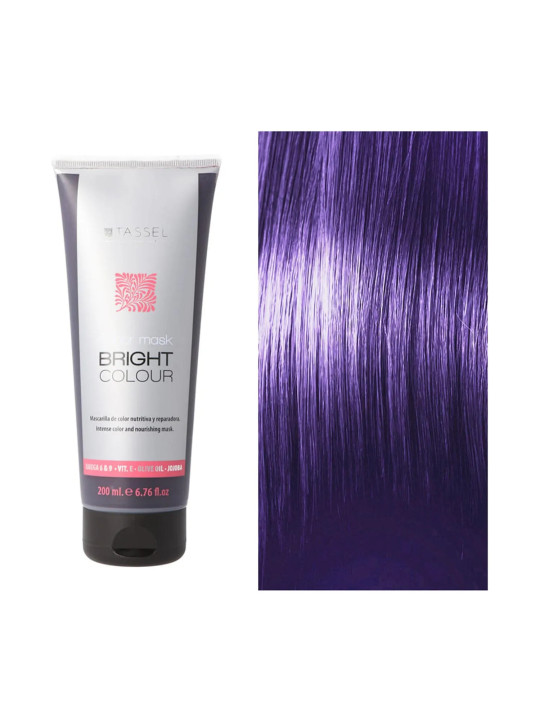 Eurostil Bright Colour Masque Capillaire Colorant Violet 1 Unité