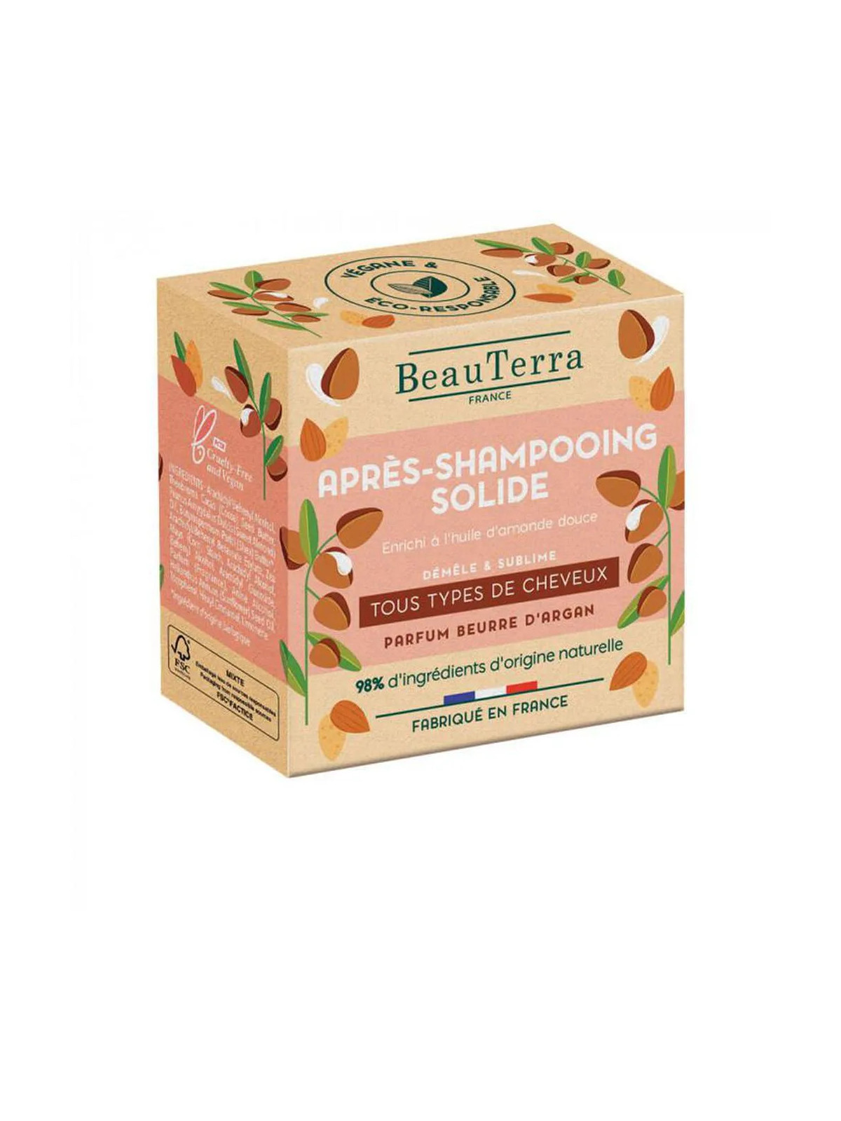 Beauterra Après-Shampooing Solide 50g