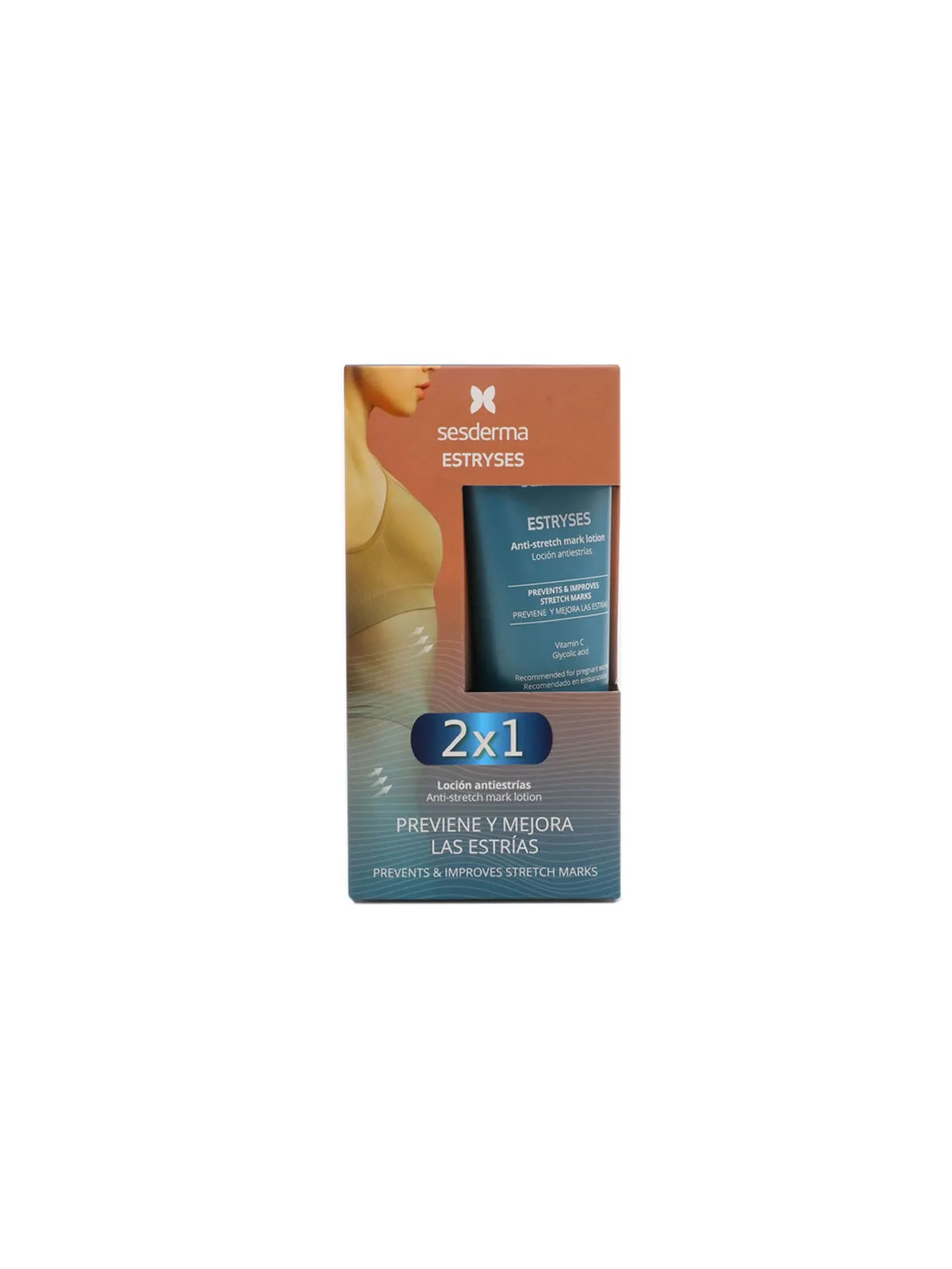 Sesderma Estryses Lotion Anti-Vergetures 2x200ml