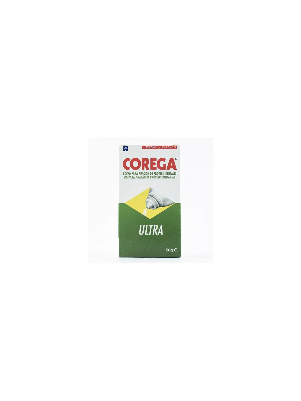 Corega Poudre Ultra-Adhésive pour Prothèses Dentaires 50g