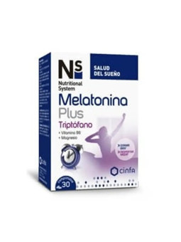 NS Mélatonine Plus Tryptophane 30 Comprimés