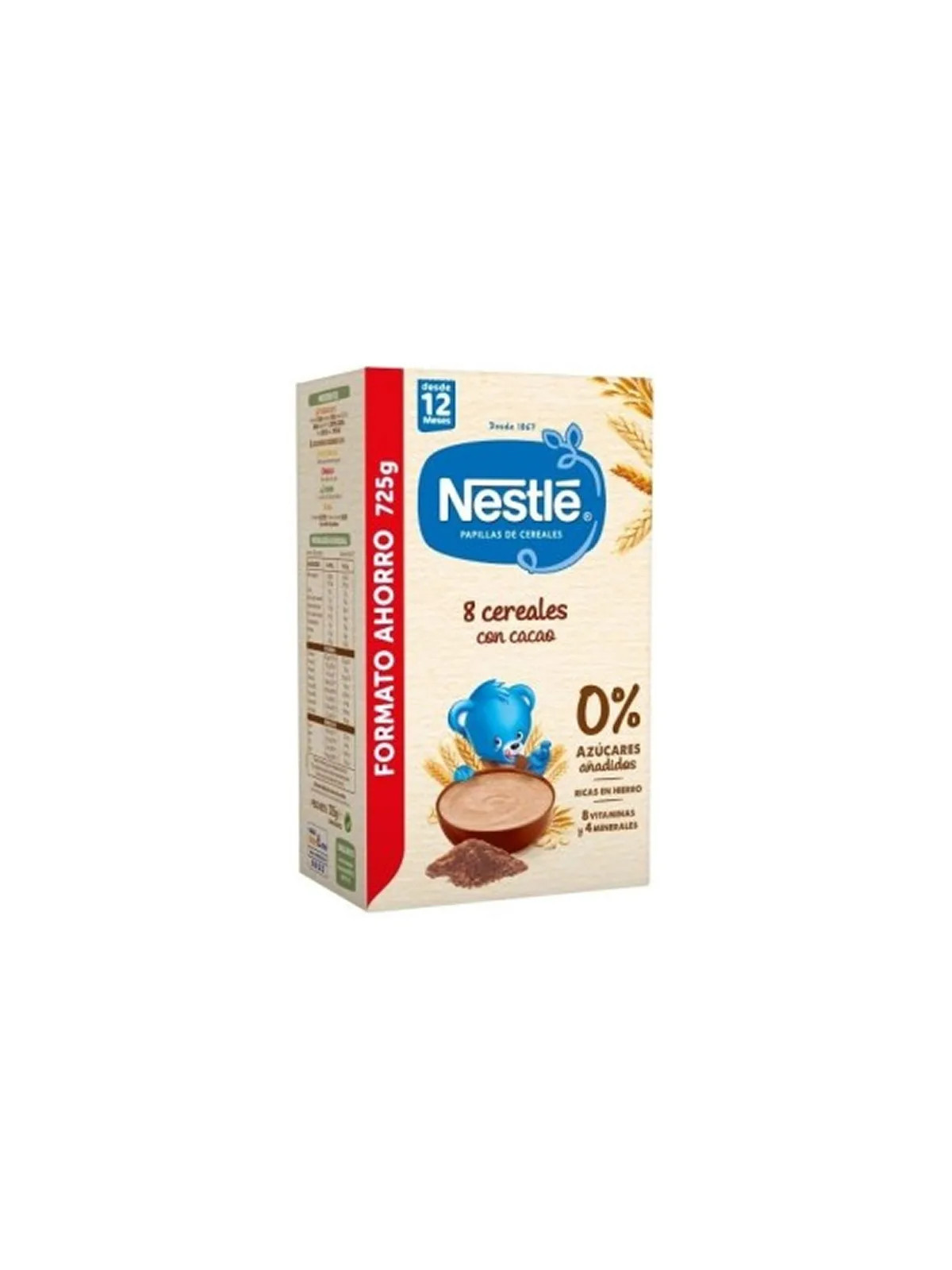 Nestlé Bouillie 8 Céréales au Cacao 725 g