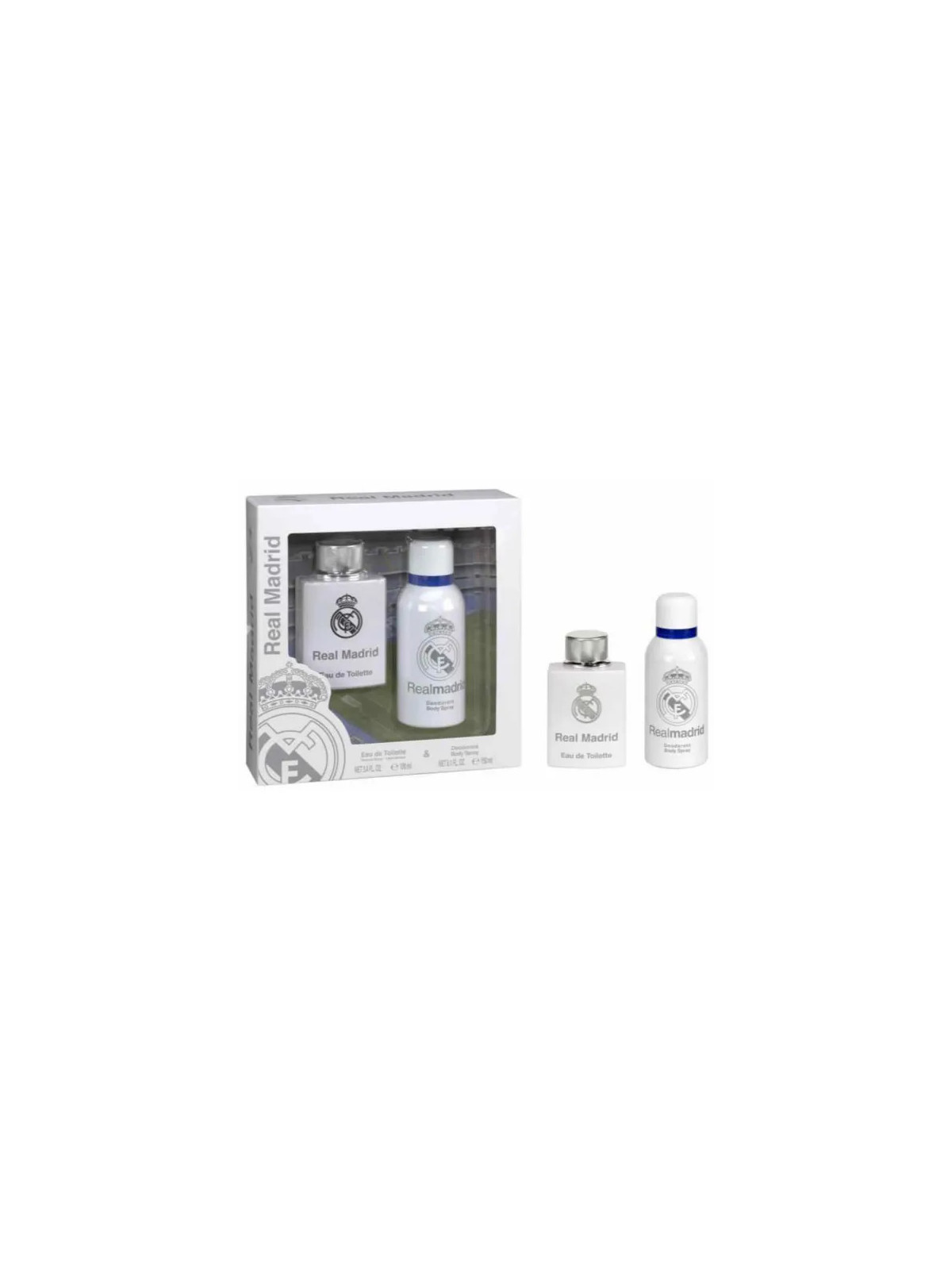 Real Madrid Eau De Toilette Vaporisateur 100ml Coffret 2 Produits