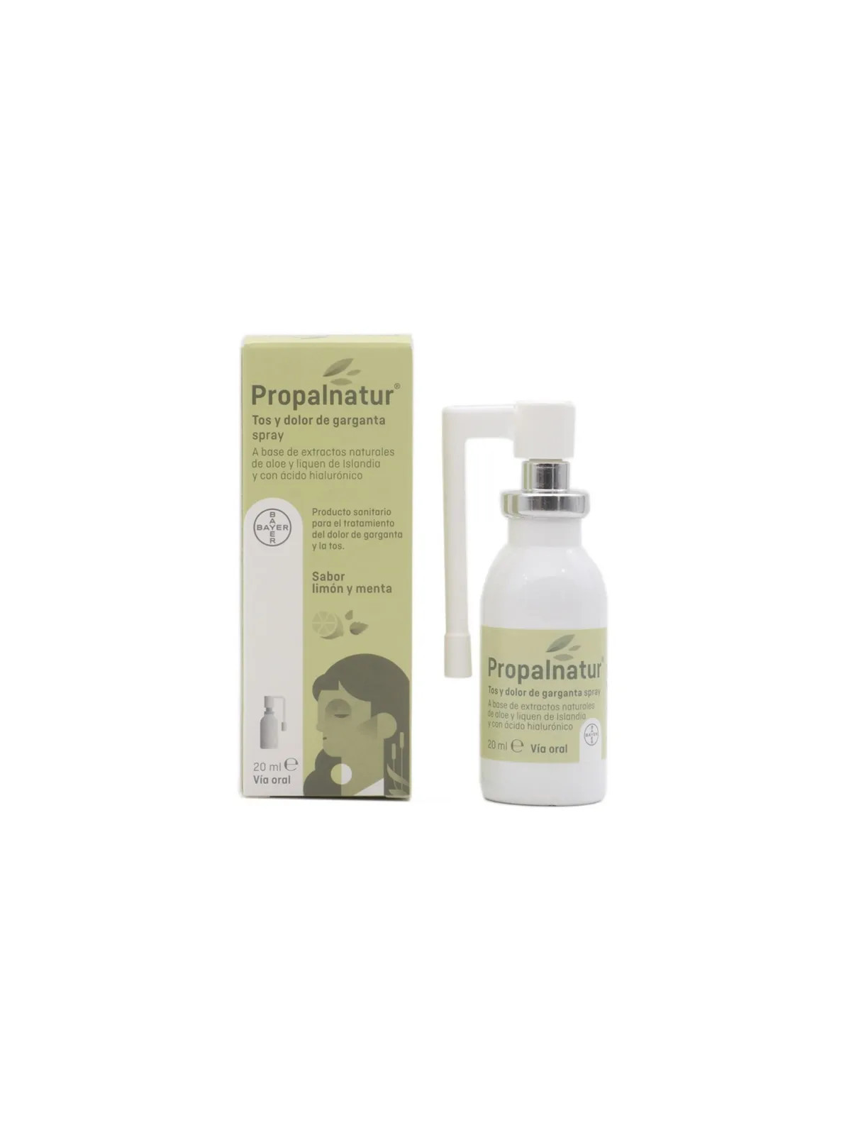 Propalnatur Spray Gorge Toux et Mal de Gorge Saveur Citron Menthe 20 ml