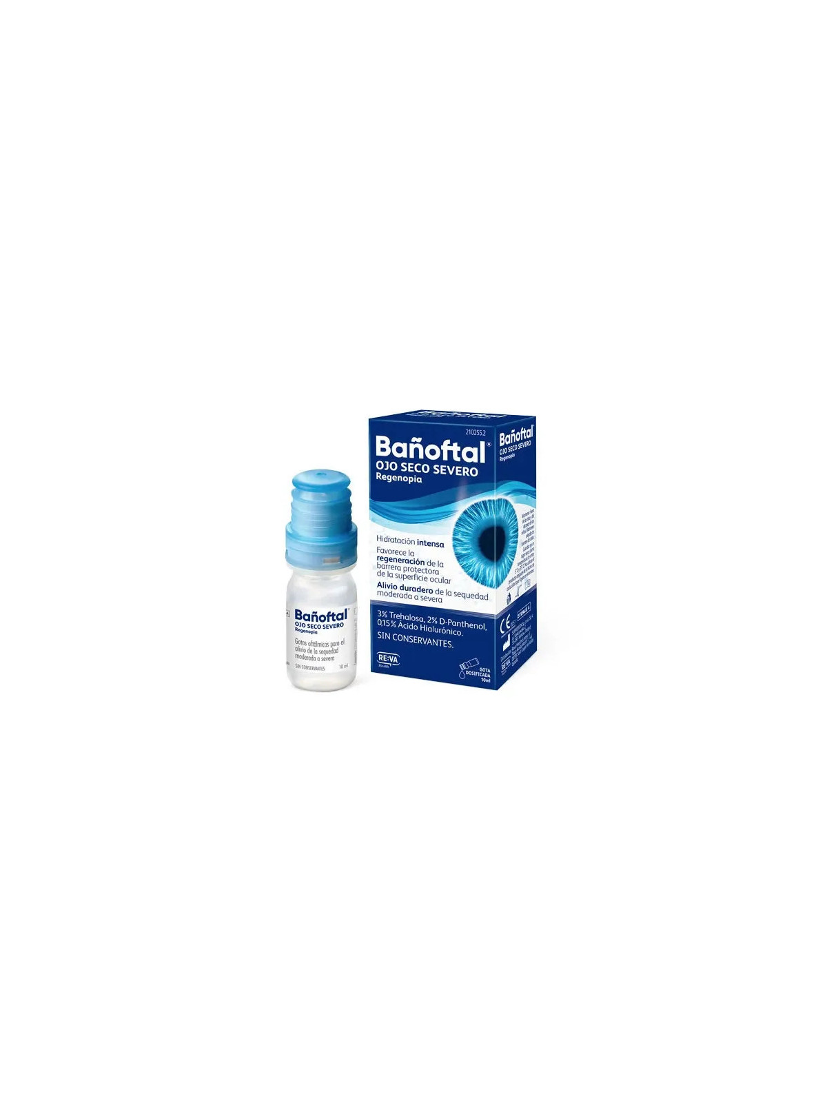 Reva Bañoftal Solution Ophtalmique Sécheresse Oculaire Sévère 10ml