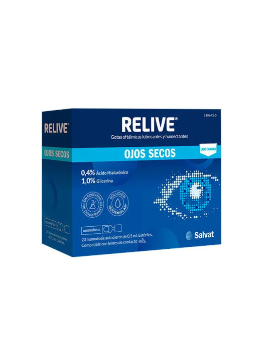 Salvat Relive Yeux Secs 20 Doses Uniques