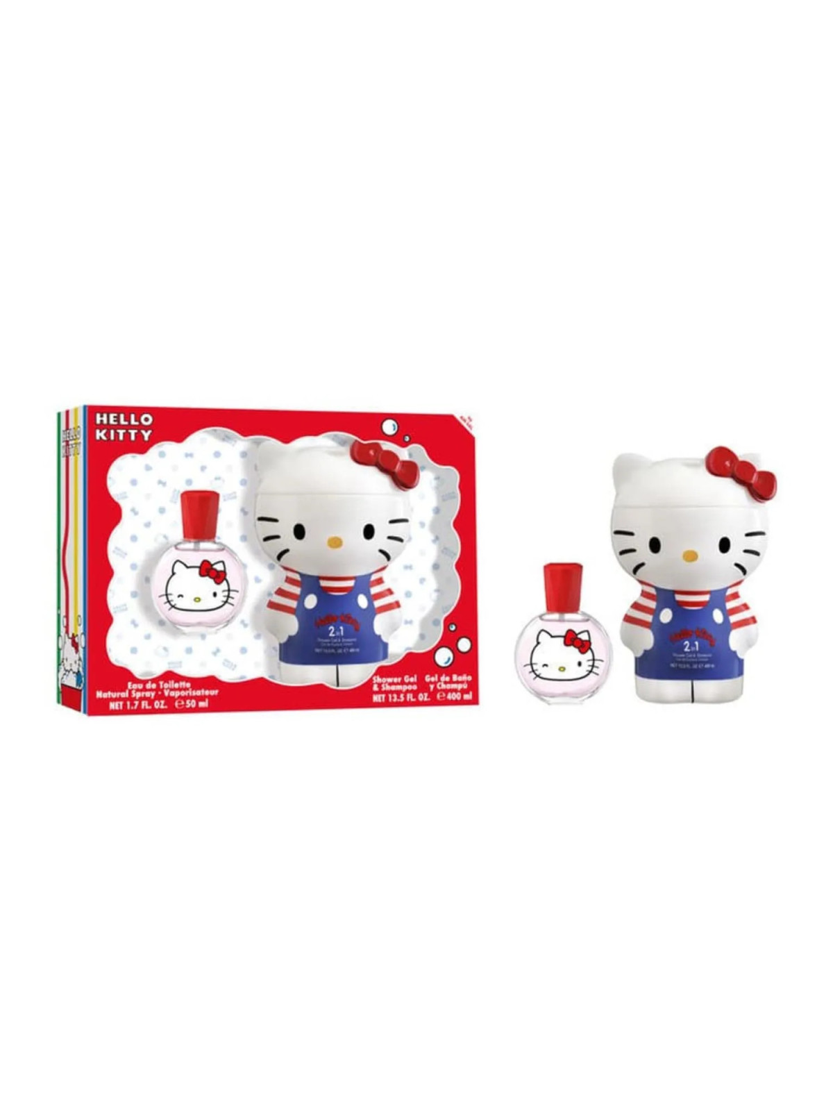 Hello Kitty Coffret Eau de Cologne et Gel Douche Lot 2 Pièces