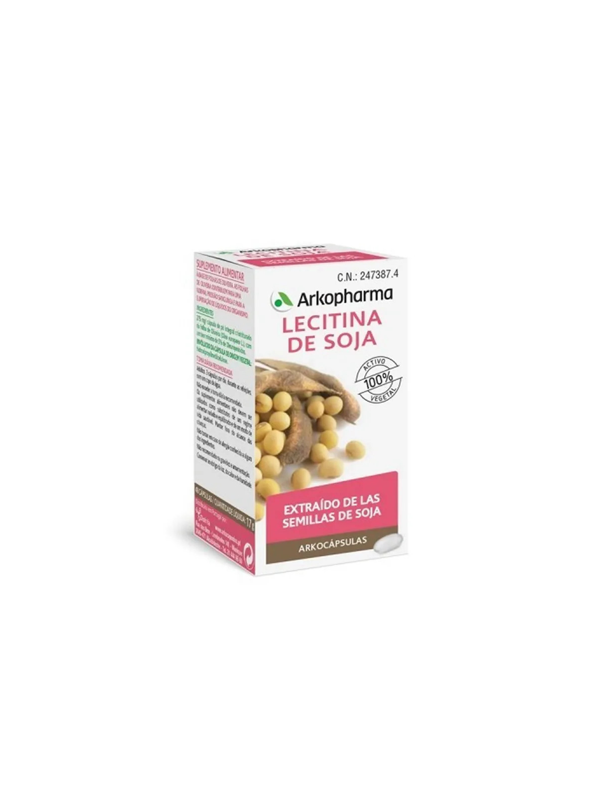 Arkopharma Lécithine de Soja 150 Capsules