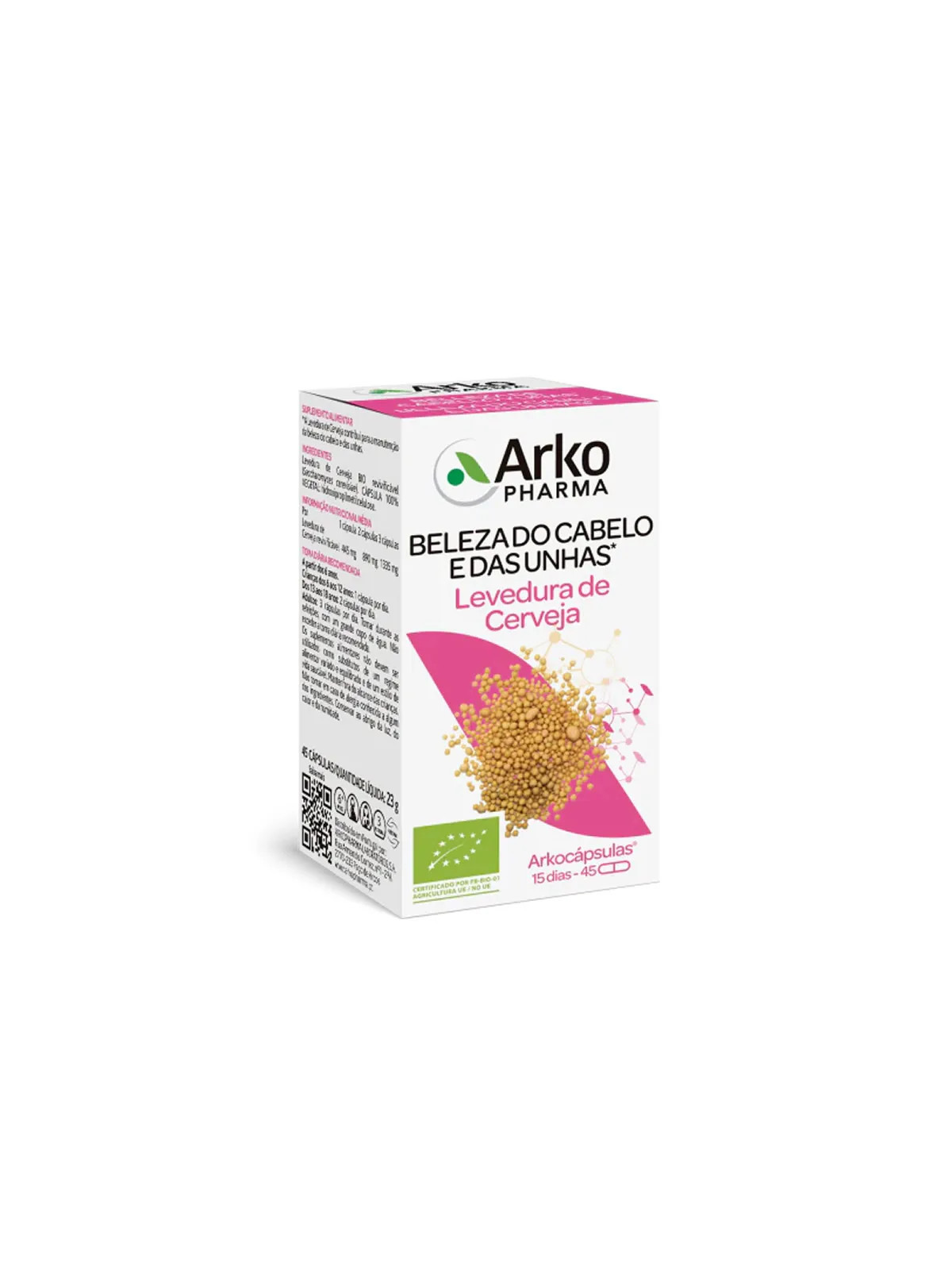 Arkopharma Levure de Bière 45 Capsules