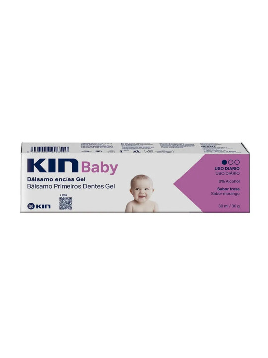 Kin Baby Gum Baume Gel Saveur Fraise 30ml