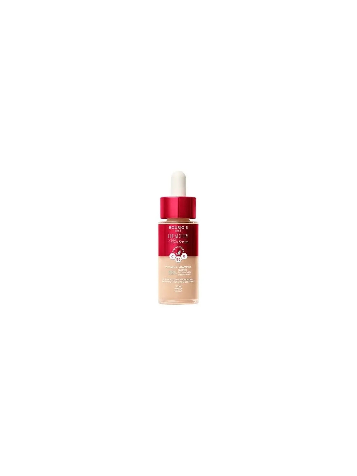 Bourjois Healthy Mix Serum Foundation Fond de Teint 52W-Vanilla 30ml