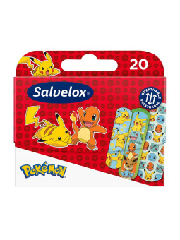Salvelox Pokémon Pansements Souples 20 Unités