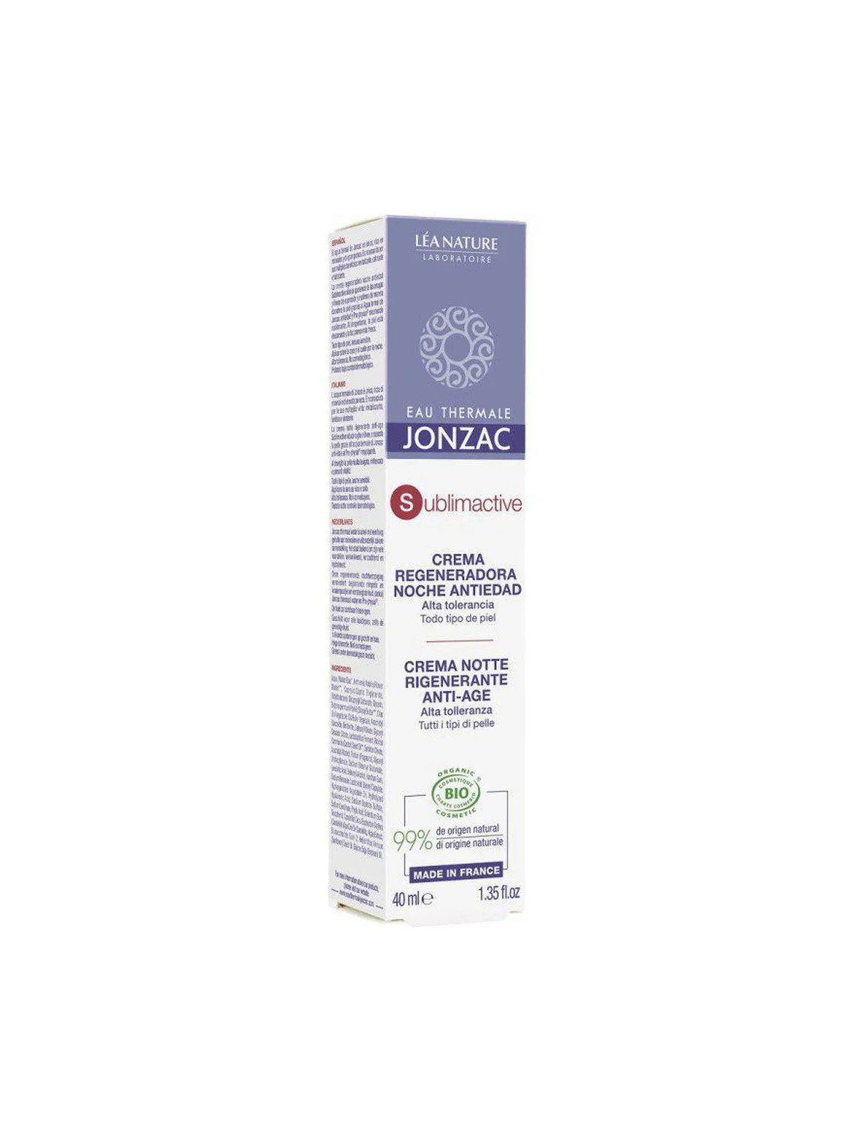 Jonzac Crème de Nuit Anti-Âge 40ml
