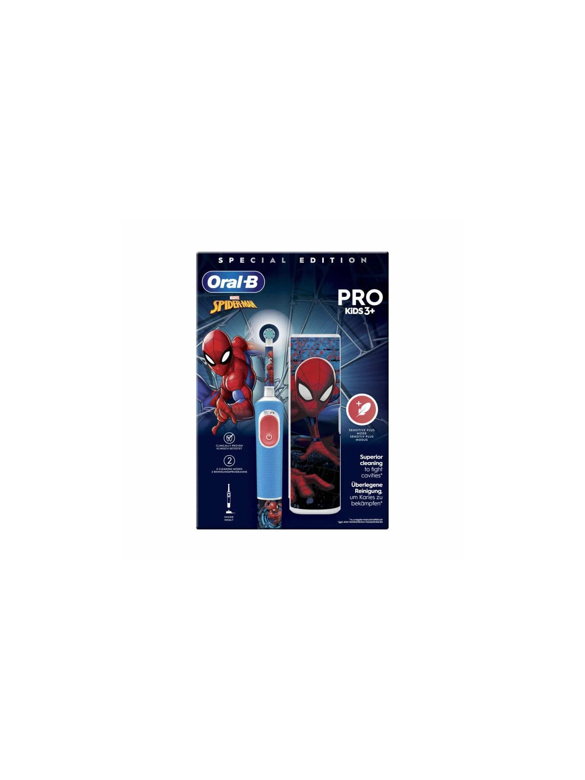 Oral-B Pro Kids 3+ Brosse à Dents Électrique Spiderman Édition Spéciale