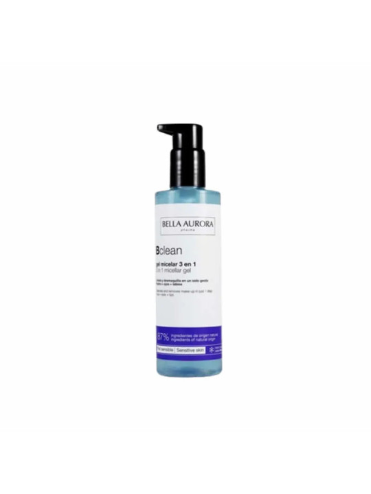 Bella Aurora B Clean Gel Micellaire 3 en 1 Peau Sensible 200ml