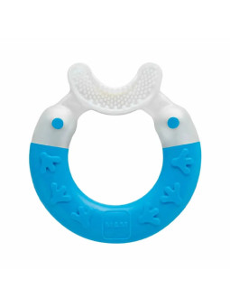 MAM Bite & Brush Anneau de Dentition Bleu