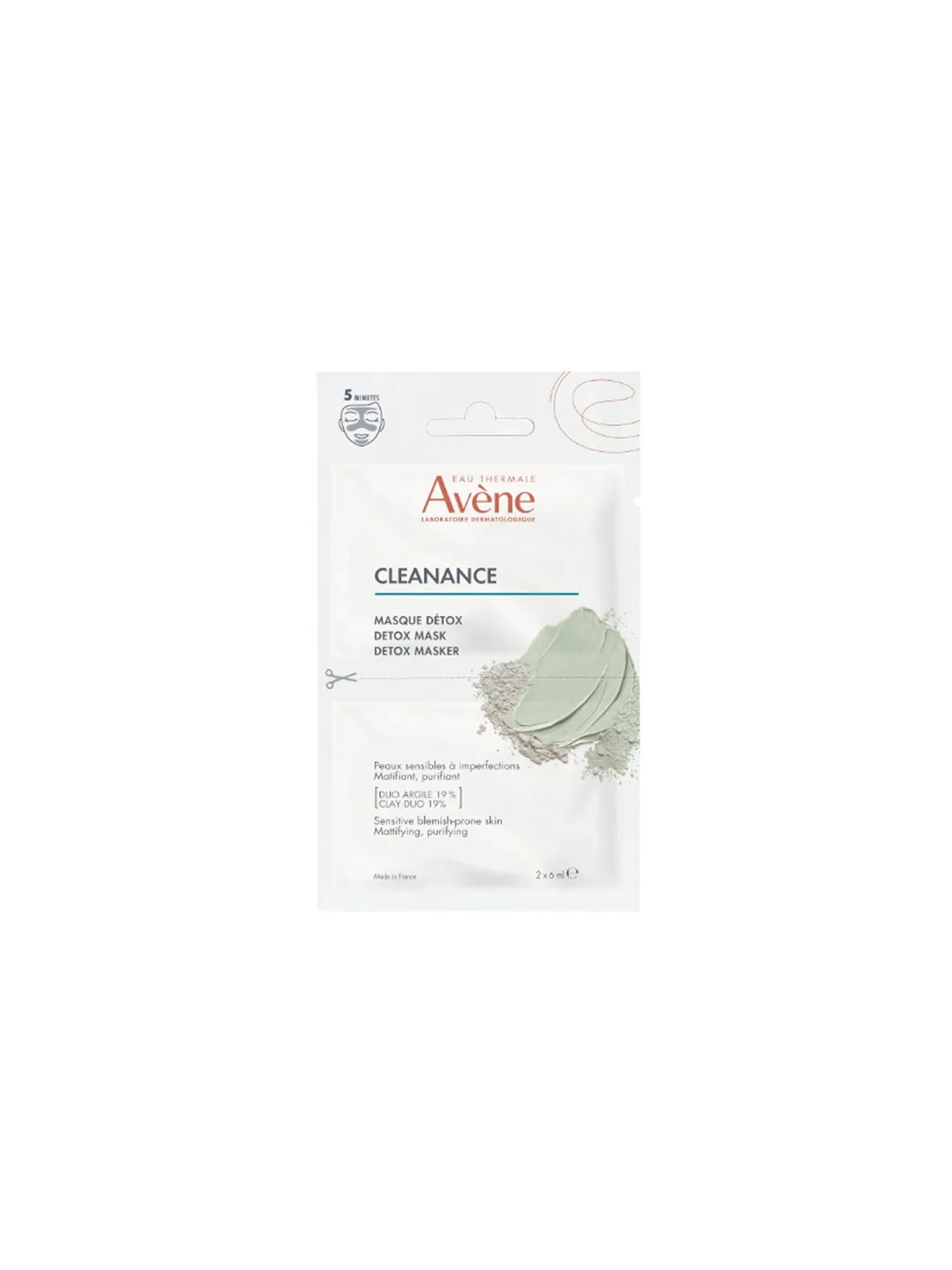 Avène Cleanance Masque Détox 2 x 6ml