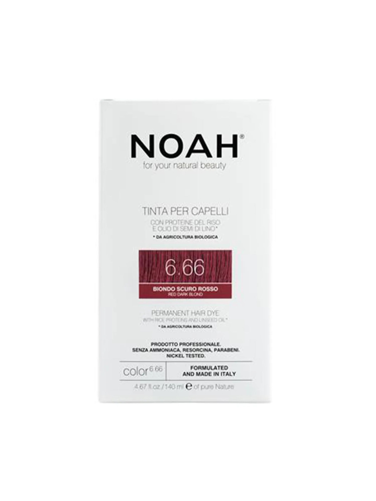NOAH Coloration Capillaire Blond Foncé Rouge 140ml
