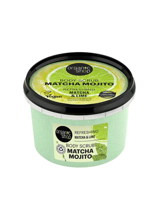 Organic Shop Gommage Corporel Rafraîchissant Matcha Mojito 450ml