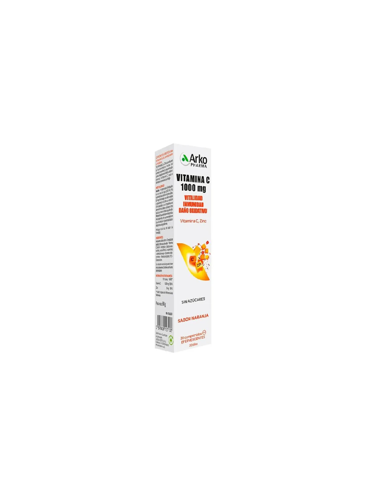 Arkopharma Vitamine C 1000 mg 20 Comprimés Effervescents