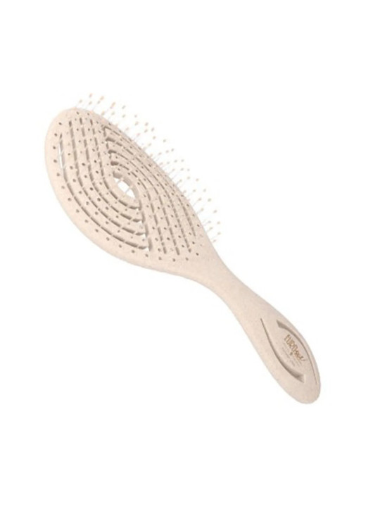Eurostil Eco Brosse Ovale en Bois 1 unité
