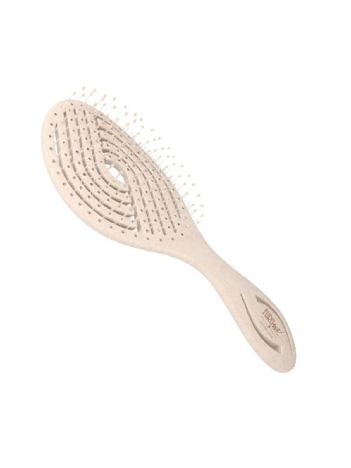 Eurostil Eco Brosse Ovale en Bois 1 unité