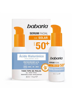 Babaria Solar Acide Hyaluronique Sérum Facial SPF50 30ml