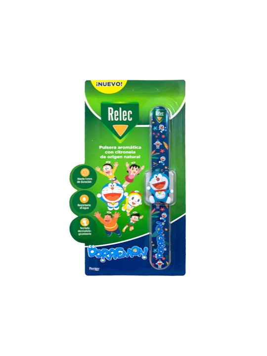 Relec Doraemon Bracelet Anti-Moustique 1 Unité