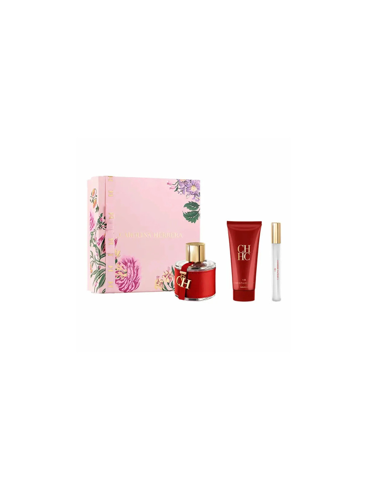 Carolina Herrera CH Eau de Toilette Spray 100ml Coffret 3 Produits