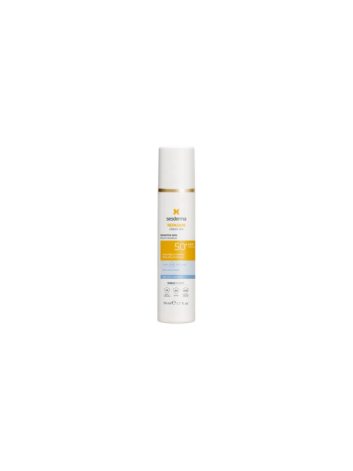 Sesderma Repaskin Urban 365 Photoprotecteur Peaux Sensibles SPF50+ 50 ml