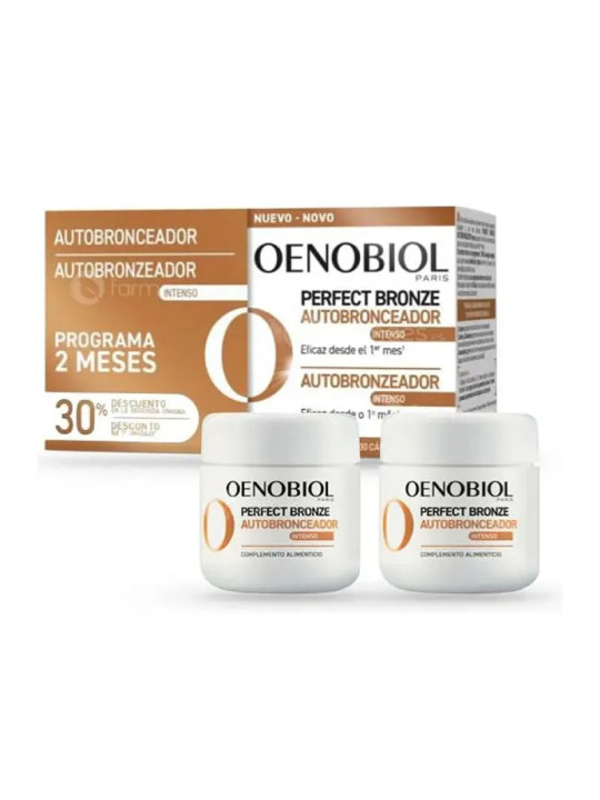 Oenobiol Capsules Auto-Bronzantes Duo 2x30