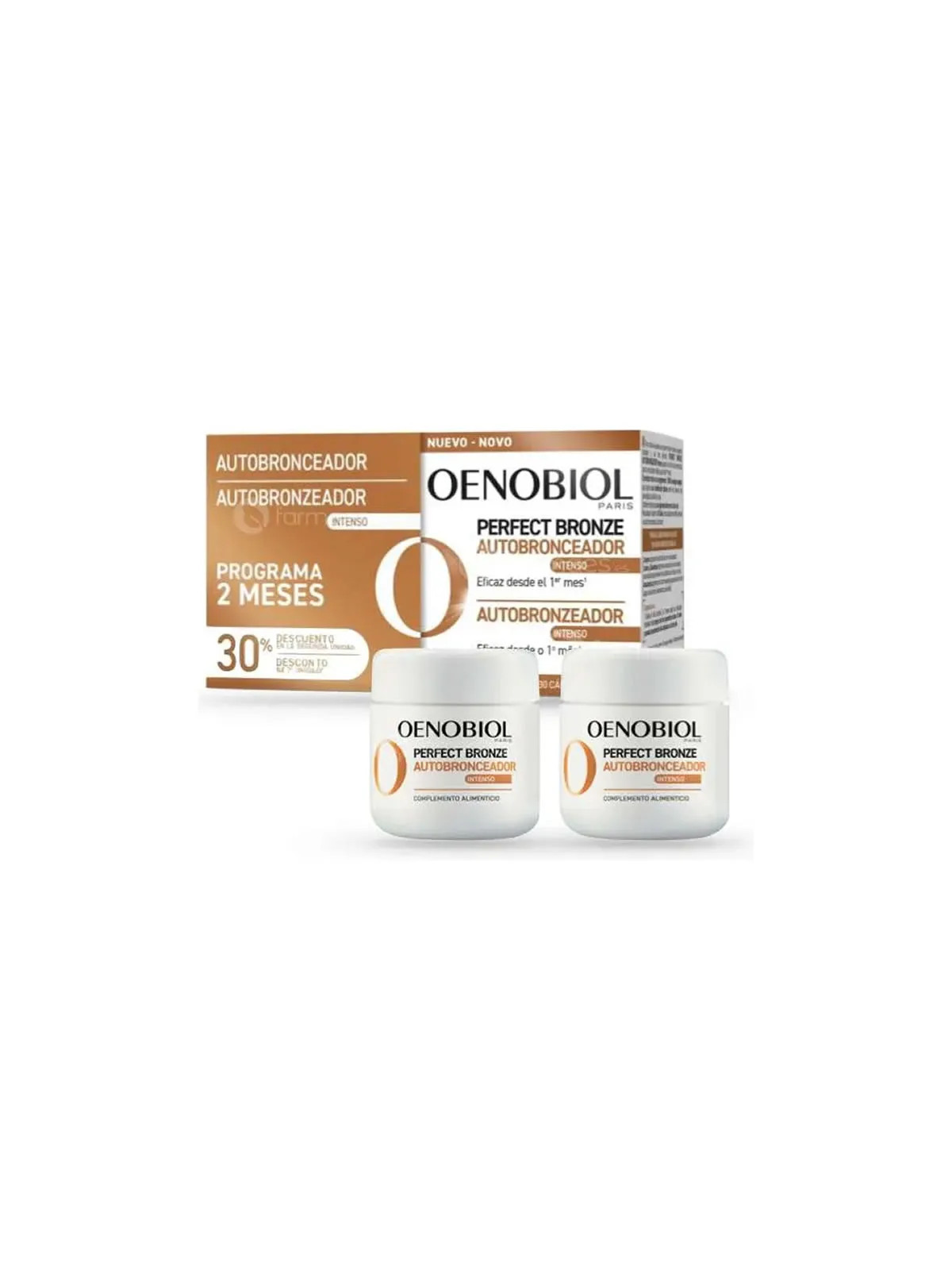 Oenobiol Capsules Auto-Bronzantes Duo 2x30