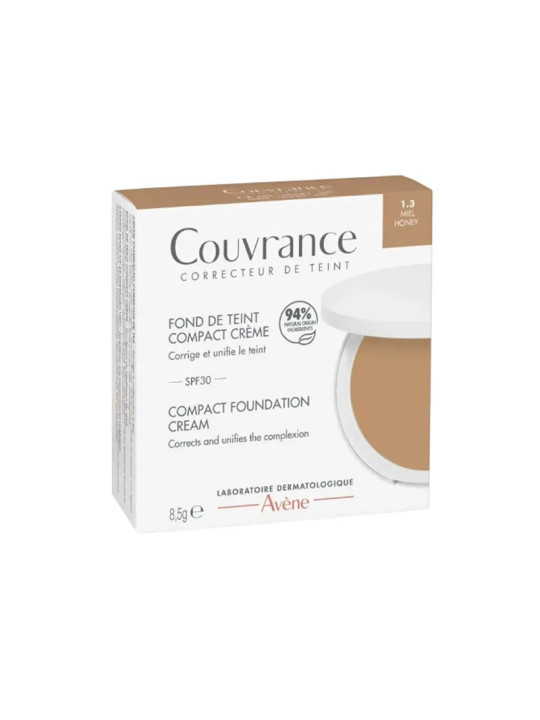 Avène Couvrance Crème Compacte Miel Sans Huile 8,5 g