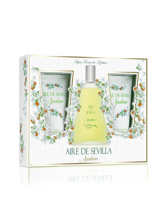 Aire de Sevilla Coffret Azahar Eau de Toilette 100 ml + Gel Douche 100 ml + Lait Corporel 100 ml