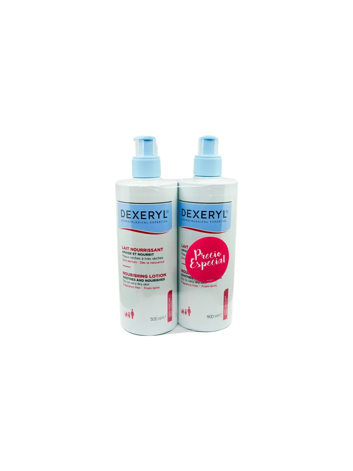 Dexeryl Duo Lotion Nourrissante 2x 500 ml