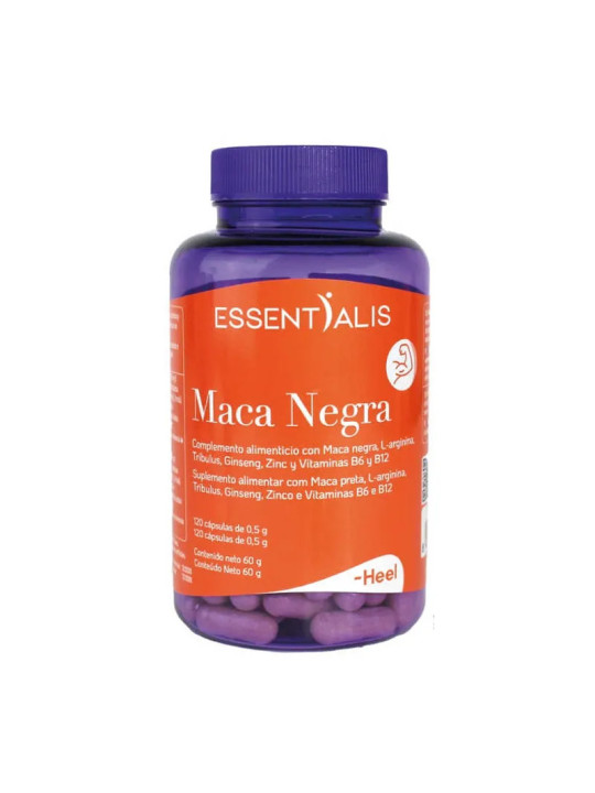 Essentialis Heel Maca Noire 120 Capsules