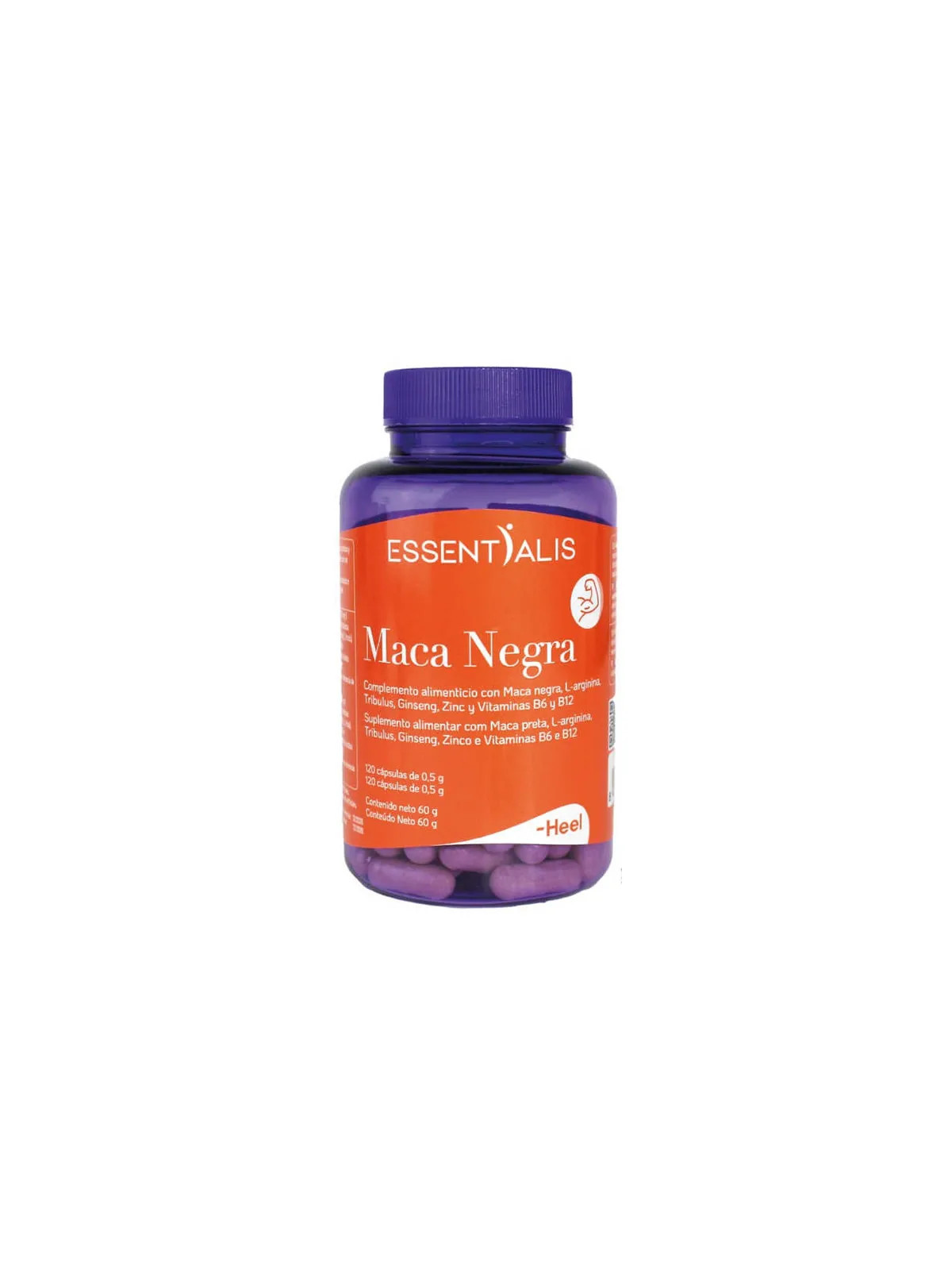 Essentialis Heel Maca Noire 120 Capsules