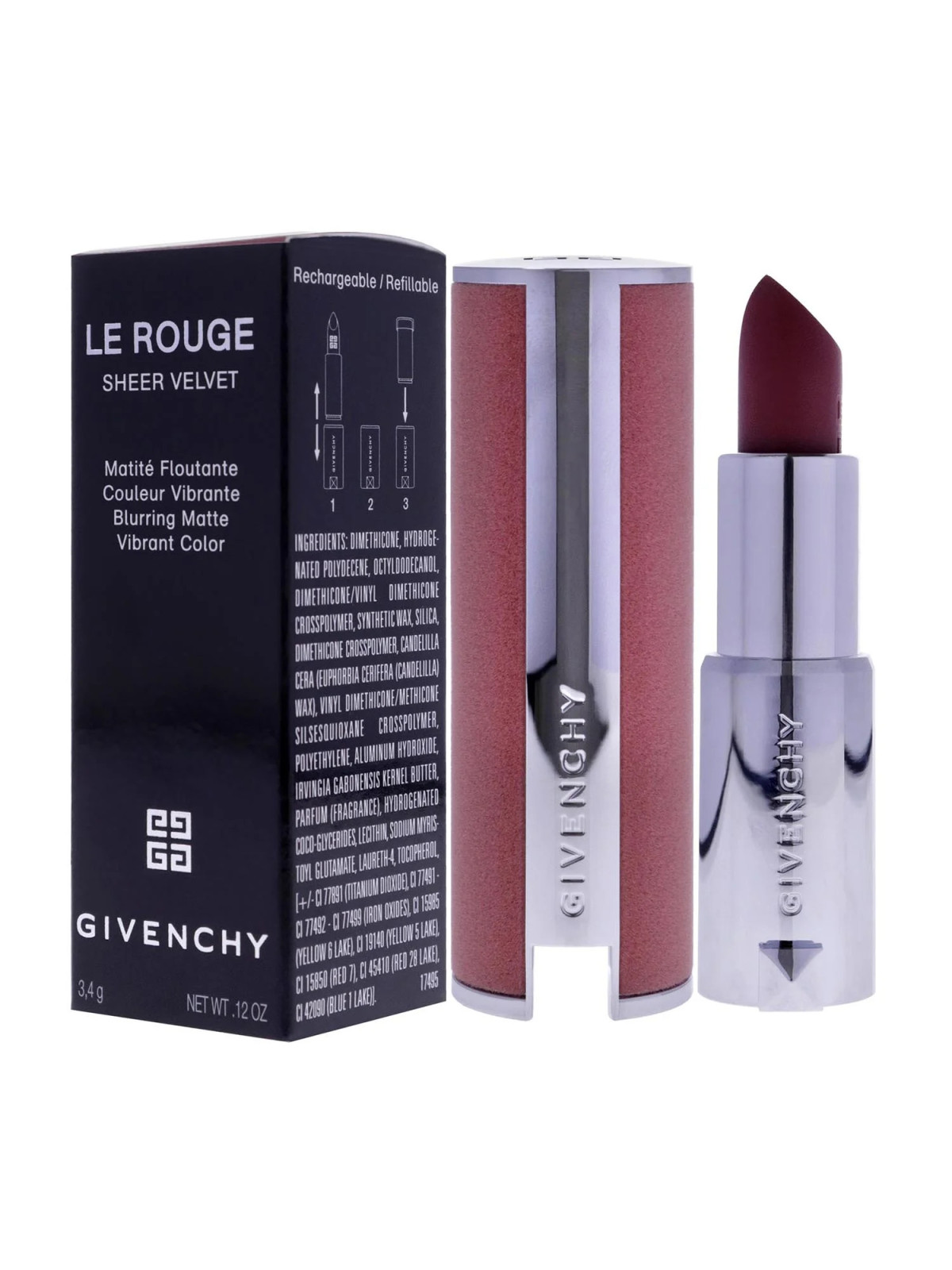 Givenchy Le Rouge Sheer Velvet N°16 Nude Boisé