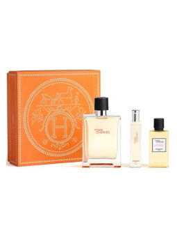 Hermès Coffret Terre d'Hermès Eau de Toilette 100ml + Gel Douche 40ml + Miniature 15ml