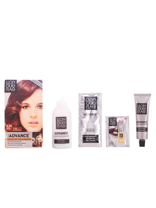 Llongueras Color Advance Coloration Cheveux 6.24 Châtain Macadamia