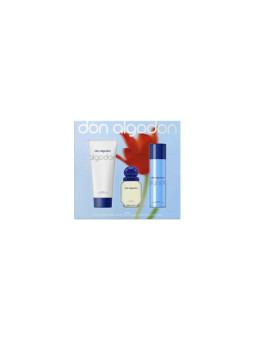 Don Algodón Coffret Eau De Toilette 100ml + Lait Corporel 200ml + Gel Douche 200ml