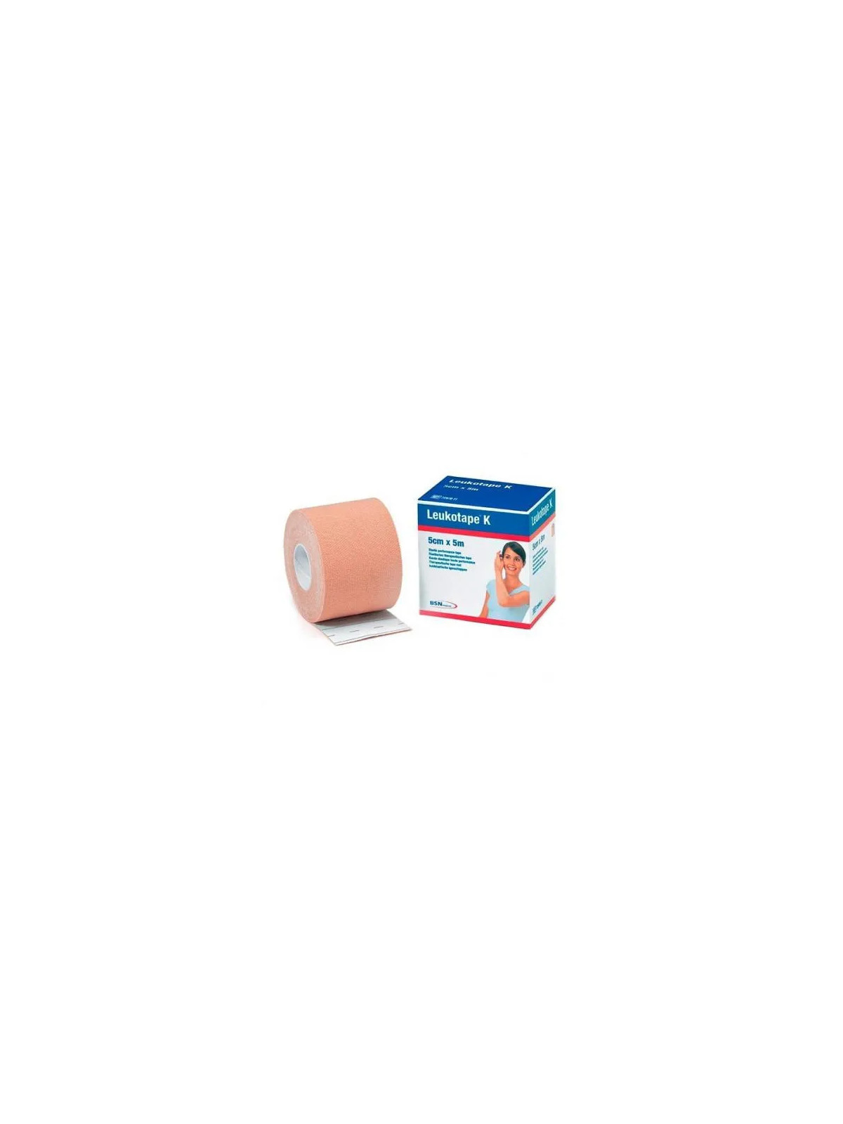 BSN Medical Leukotape K Bande Adhésive Élastique Rose 5cm x 5m
