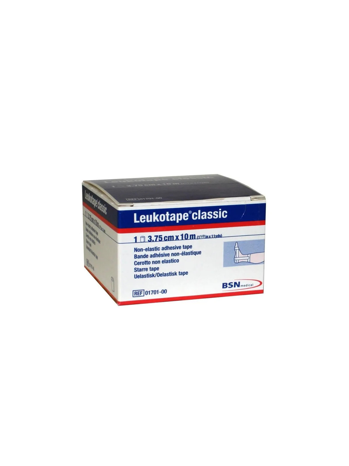 BSN Medical Leukotape Bande Adhésive Rigide 10m x 3,75cm