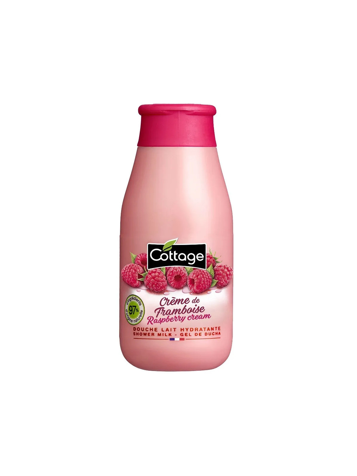 COTTAGE Gel Douche Format Voyage 50ml Framboise
