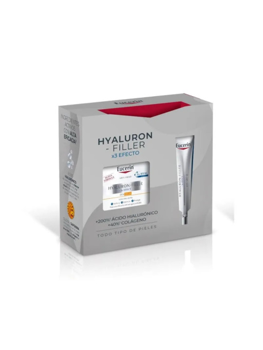 Coffret Eucerin Hyaluron Filler Jour SPF30 2 Pièces