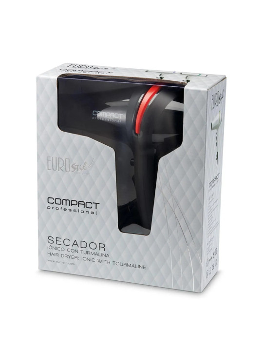 Eurostil Compact Professionnel Sèche-Cheveux avec Tourmaline 2000W 1 unité