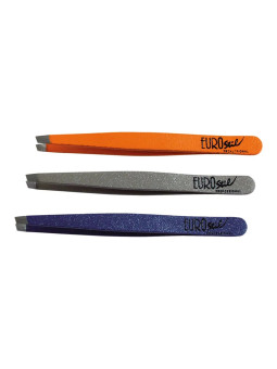 Eurostil Pince à Épiler Couleurs Taille Moyenne 8cm 1 unité