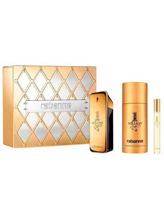 Paco Rabanne Coffret 1 Million Eau de Toilette 100ml + Déodorant 150ml + Eau de Toilette 10ml