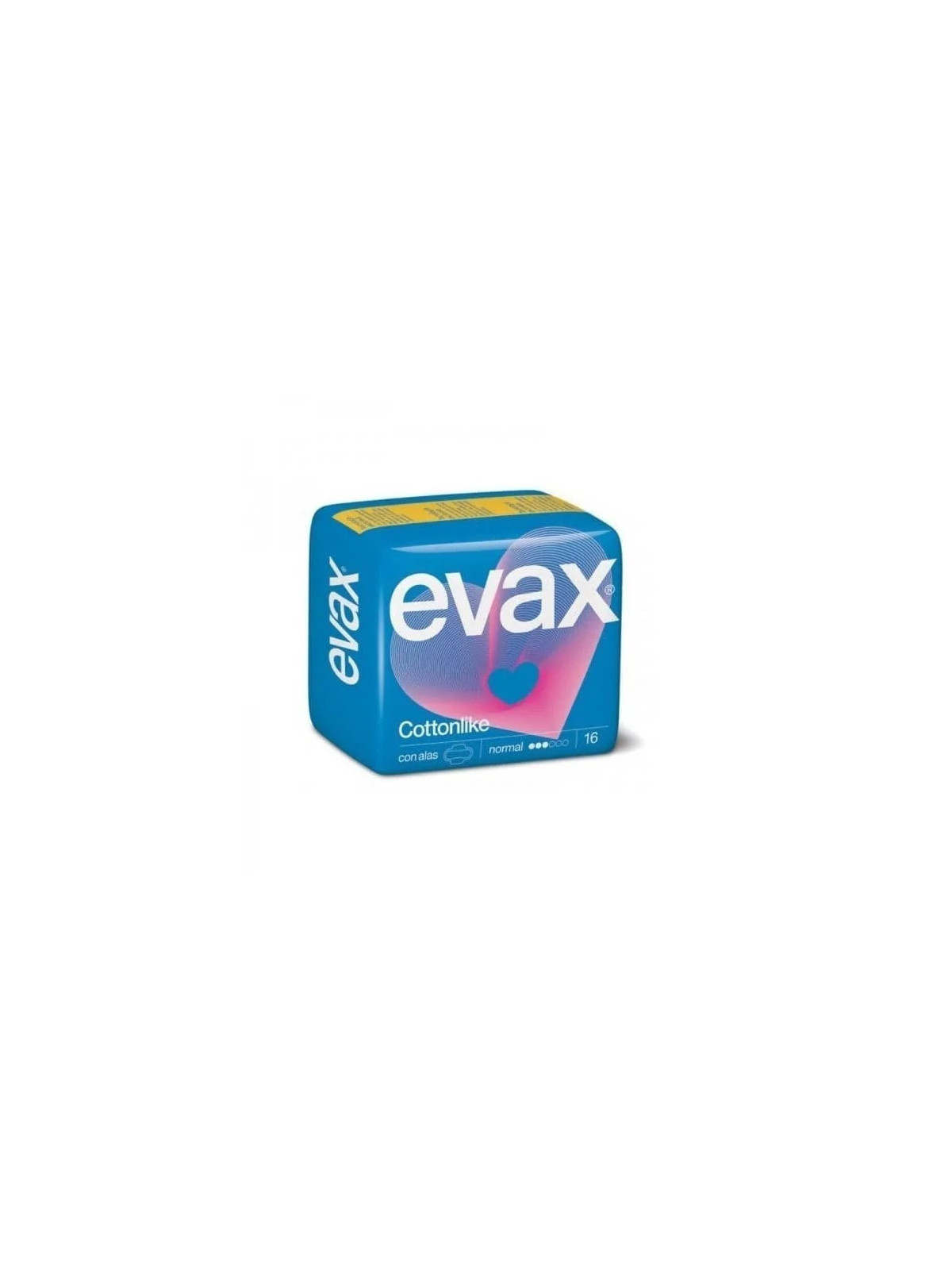 Evax Cottonlike Normal Serviettes avec Ailettes x16